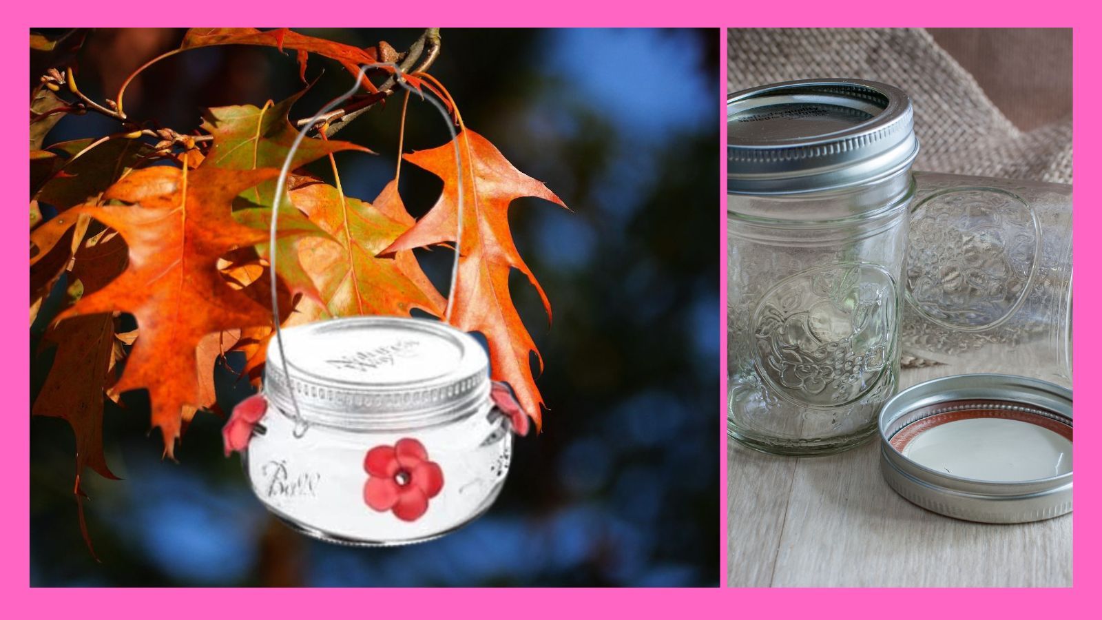 DIY Mason Jar Hummingbird Feeder Tutorial   Facebook Feature Image  50  1 