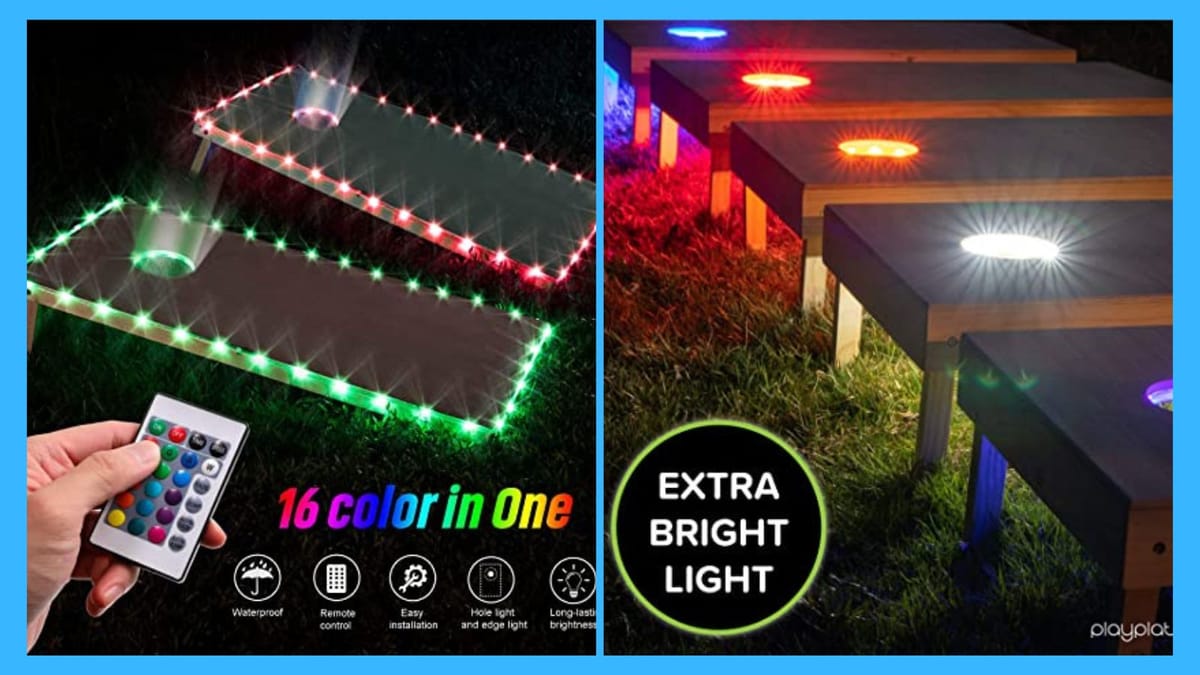 These 6 LED Cornhole Board Lights Are The Best Available Right Now!